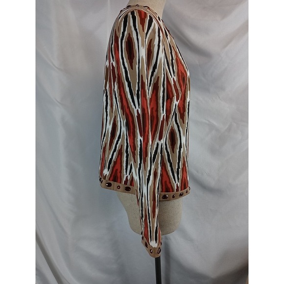 VTG Scott Taylor Fashion Jacket Women's Petite Size Medium Beaded Dress Coat 90s - Picture 4 of 10